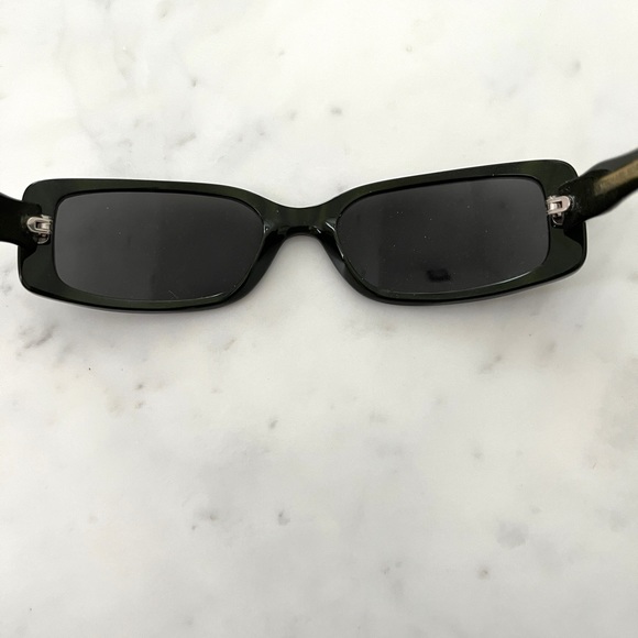 Vintage Bamboo Dark Tortoise Italian Sunglasses Michael Kors Glasses Frame 18629 - Picture 4 of 10